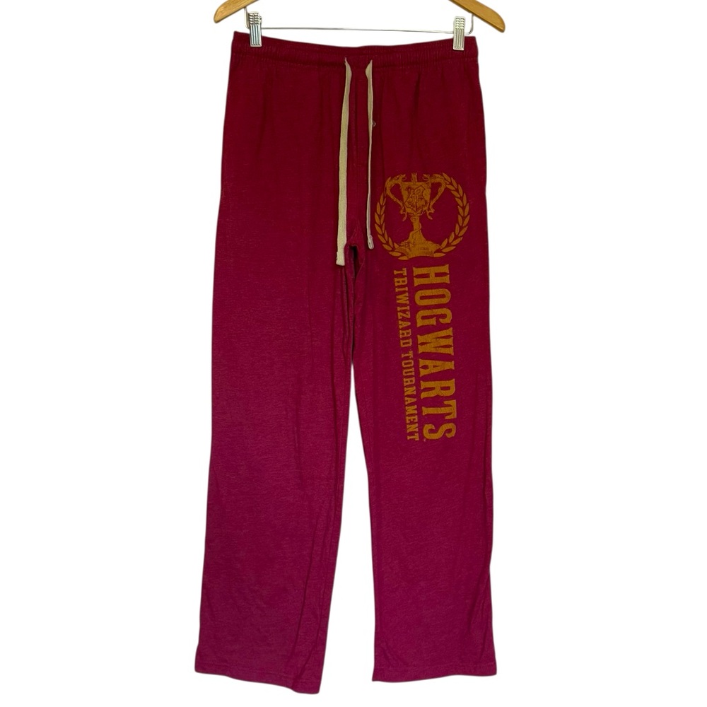 Wizarding World Harry Potter Unisex Hogwarts Maroon Lounge Sweatpants Size S/M
